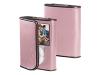 Belkin Leather Folio Case for iPod nano - Case for digital player - leather - chocolate, cameo pink - iPod nano (aluminum) (3G)