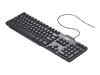 Dell QuietKey USB Black Keyboard - Keyboard - USB - black - Hebrew