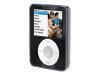 Belkin Remix Metal for iPod nano - Case for digital player - aluminium, acrylic - black - iPod nano (aluminum) (3G)