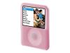 Belkin Silicone Sleeve for iPod nano - Protective sleeve for digital player - silicone - pink - iPod nano (aluminum) (3G)