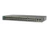 Cisco Catalyst 2960-48PST-S - Switch - 48 ports - EN, Fast EN - 10Base-T, 100Base-TX + 2x10/100/1000Base-T/SFP (mini-GBIC)(uplink) - 1U - PoE - rack-mountable