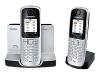 Siemens Gigaset S670 Duo - Cordless phone w/ caller ID - DECT\GAP - black, silver + 1 additional handset(s)