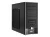 Gigabyte iSolo 210 GZ-AA1CB-SNB - Tower - ATX - no power supply - black - USB/FireWire/Audio