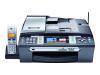 Brother MFC 885CW - Multifunction ( fax / copier / printer / scanner ) - colour - ink-jet - copying (up to): 22 ppm (mono) / 20 ppm (colour) - printing (up to): 30 ppm (mono) / 25 ppm (colour) - 100 sheets - 14.4 Kbps - USB, 10/100 Base-TX, 802.11b, 802.11g, USB host