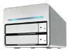 STARDOM SOHORAID SR3620-2S-SB2 - Hard drive array - 2 bays ( SATA-300 ) - 0 x HD - Hi-Speed USB, Serial ATA-300 (external)