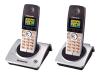 Panasonic KX TG8072NES - Cordless phone w/ call waiting caller ID - DECT\GAP - silver + 1 additional handset(s)