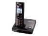 Panasonic KX TG8200NEB - Cordless phone w/ call waiting caller ID - DECT\GAP - piano black