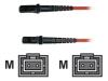AESP Signamax - Patch cable - MT-RJ multi-mode (M) - MT-RJ multi-mode (M) - 1 m - fiber optic - 62.5 / 125 micron