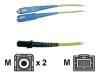 AESP Signamax - Patch cable - SC multi-mode (M) - MT-RJ multi-mode (M) - 10 m - fiber optic - 62.5 / 125 micron