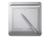 Wacom Bamboo One - Digitizer, stylus - 12.8 x 9.3 cm - electromagnetic - wired - USB - brushed silver