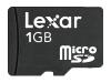 Lexar Mobile Edition - Flash memory card ( SD adapter included ) - 1 GB - microSD