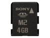 Sony - Flash memory card - 4 GB - Memory Stick Micro (M2)