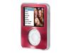 Belkin Remix Metal for iPod - Case for digital player - aluminium, acrylic - red - iPod nano (aluminum) (3G)