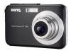BenQ DC T800 - Digital camera - compact - 8.0 Mpix - optical zoom: 3 x - supported memory: MMC, SD, SDHC - midnight black