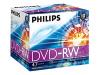 Philips DN4S4J10C - 10 x DVD-RW - 4.7 GB ( 120min ) 1x - 4x - jewel case - storage media