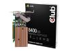 Club 3D 8400GS - Graphics adapter - GF 8400 GS - PCI Express x16 - 256 MB GDDR2 - Digital Visual Interface (DVI) - HDTV out