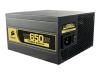 Corsair TX650W - Power supply ( internal ) - ATX12V 2.01/ EPS12V 2.2 - AC 90-264 V - 650 Watt - active PFC