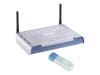 SMC Barricade N Draft 11n Wireless 4-port Broadband Router SMCWBR14S-N2 - Wireless router + 4-port switch - EN, Fast EN, 802.11b, 802.11g, 802.11n (draft 2.0)   - with SMC EZ Connect N 802.11n Wireless USB2.0 Adapter SMCWUSBS-N2