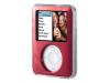 Belkin Remix Hexagon Metal for iPod nano 3G - Case for digital player - aluminium, acrylic - red - iPod nano (aluminum) (3G)