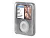 Belkin Remix Hexagon Metal for iPod nano 3G - Case for digital player - aluminium, acrylic - silver - iPod nano (aluminum) (3G)