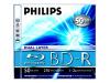 Philips BR5S2J01F - BD-R DL - 50 GB ( 270min ) 2x (BD-R) - jewel case - storage media