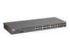 SMC TigerSwitch 10/100 SMC6128L2 - Switch - 24 ports - EN, Fast EN - 10Base-T, 100Base-TX + 4x10/100/1000Base-T/SFP (mini-GBIC)(uplink) - 1U