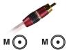 Monster Cable 400 Subwoofer Interconnect MC 400SW-4m - Subwoofer cable - RCA (M) - RCA (M) - 4 m - double shielded (pack of 2 )