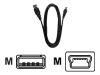 Wacom STJ A251 - USB cable - 4 PIN USB Type A (M) - mini-USB Type B (M) - 1.5 m - black