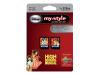 Disney my*style Hannah Montana - Flash memory card - 512 MB - SD Memory Card (pack of 2 )