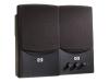 HP USB Powered Speakers - PC multimedia speakers - carbonite