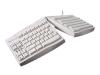 Bakker Elkhuizen Goldtouch - Keyboard - PS/2, USB - ergonomic - white