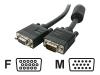 StarTech.com Coax High Resolution VGA Monitor Extension Cable - Display extender - HD-15 (M) - HD-15 (F) - 15.2 m - molded