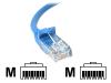 StarTech.com - Patch cable - RJ-45 (M) - RJ-45 (M) - 3 m - UTP - ( CAT 5e ) - snagless - blue