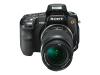 Sony a (alpha) DSLR-A200K - Digital camera - SLR - 10.2 Mpix - Sony DT 18-70mm lens - optical zoom: 3.9 x - supported memory: CF, Microdrive