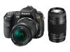 Sony a (alpha) DSLR-A200W - Digital camera - SLR - 10.2 Mpix - Sony DT 18-70mm and 75-300mm lenses - optical zoom: 3.9 x - supported memory: CF, Microdrive