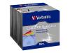 Verbatim CD Cases - Storage CD slim jewel case (pack of 25 )