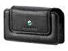 Sony Ericsson Classic Case ICE-40 - Holster bag for cellular phone - genuine leather - black