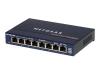 NETGEAR ProSafe GS108 8 Port Gigabit Desktop Switch - Switch - 8 ports - EN, Fast EN, Gigabit EN - 10Base-T, 100Base-TX, 1000Base-T