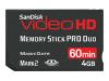 SanDisk Video HD - Flash memory card - 4 GB - MS PRO DUO