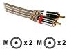 Philips SWA3525 - Audio cable - RCA (M) - RCA (M) - 10 m - shielded