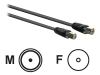 Philips SWV2754T - Video/audio extender - 3 m - shielded coaxial