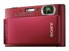 Sony Cyber-shot DSC-T300 - Digital camera - compact - 10.1 Mpix - optical zoom: 5 x - supported memory: MS Duo, MS PRO Duo, MS PRO-HG Duo - red