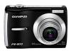 Olympus FE-310 - Digital camera - compact - 8.0 Mpix - optical zoom: 5 x - supported memory: xD-Picture Card - black