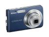Nikon Coolpix S210 - Digital camera - compact - 8.0 Mpix - optical zoom: 3 x - supported memory: MMC, SD, SDHC - blue