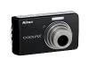 Nikon Coolpix S520 - Digital camera - compact - 8.0 Mpix - optical zoom: 3 x - supported memory: MMC, SD, SDHC - urban black