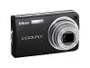 Nikon Coolpix S550 - Digital camera - compact - 10.0 Mpix - optical zoom: 5 x - supported memory: MMC, SD, SDHC - urban black