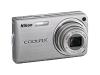Nikon Coolpix S550 - Digital camera - compact - 10.0 Mpix - optical zoom: 5 x - supported memory: MMC, SD, SDHC - titanium silver