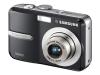 Samsung S860 - Digital camera - compact - 8.1 Mpix - optical zoom: 3 x - supported memory: MMC, SD, SDHC, MMCplus - black