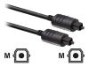 Philips SWA2927T - Digital audio cable (optical) - TOSLINK (M) - TOSLINK (M) - 3 m - fiber optic