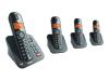 Philips CD1554B - Cordless phone w/ call waiting caller ID & answering system - DECT + 3 additional handset(s)